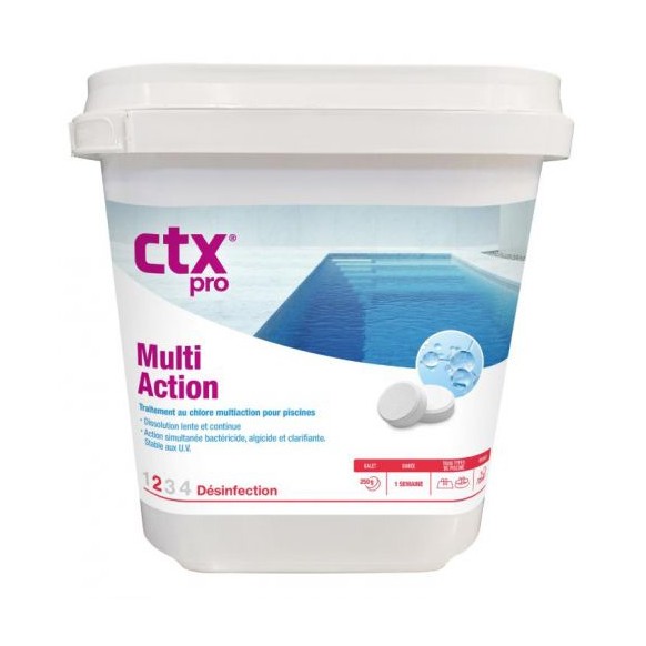 Chlore multiaction CTX 395 (Triplex) - Galets 500 g