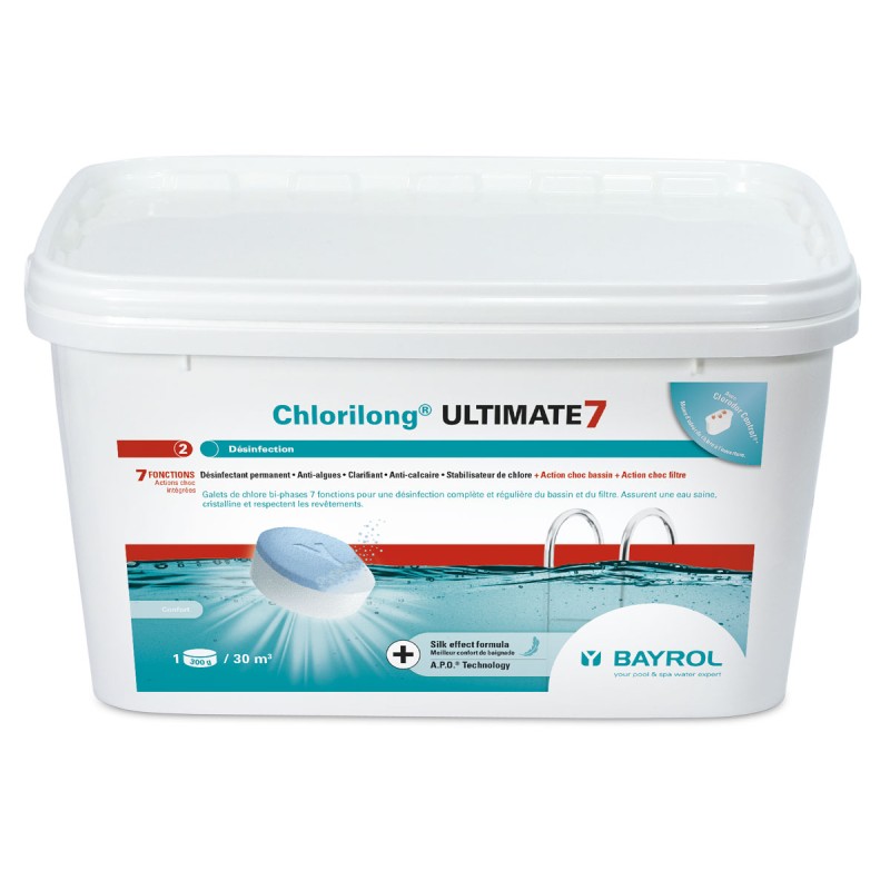 Chlore lent Pastilles de 20g (Spa ou piscines hors-sol) - 1 Kg CTX
