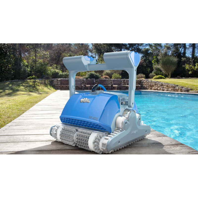 Robot Dolphin pour piscine avec caddy