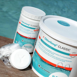 Entretien piscine BAYROL Chlorilong CLASSIC désinfection au chlore