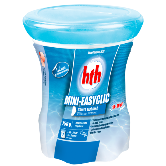 Diffuseur flottant chlore multifonction HTH MINI-EASYCLIC 750g