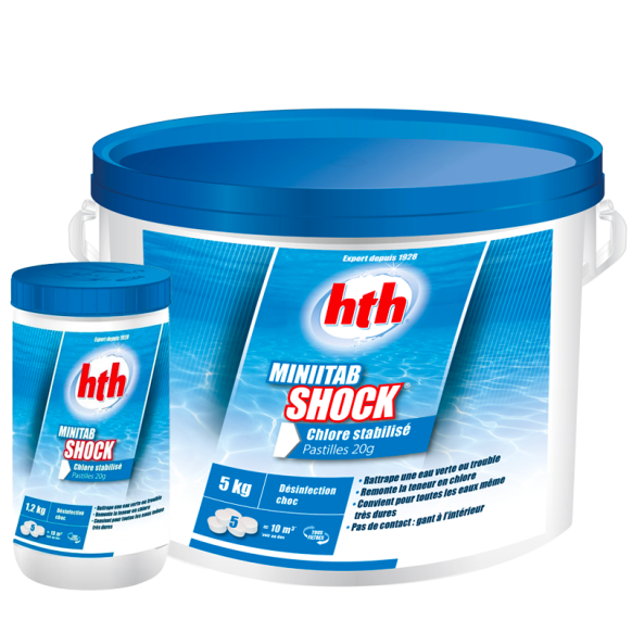 Désinfection choc Minitab Shock 20g HTH
