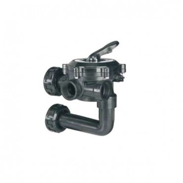 Vanne Side Noire 1"1/2 MPV03 Avec Liaisons Pour Filtres SR. SMG (EMAUX