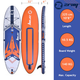 Paddle gonflable Zray Dual D2 10'8