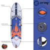 Paddle gonflable Zray Dual D2 10'8