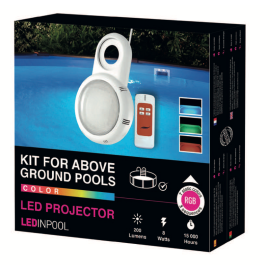 Projecteur LED couleurs Seamaid 7,2 W - 36 LED