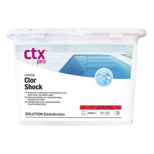 Chlore rapide granulés CTX 200GR