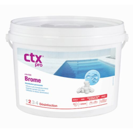 Désinfectant et oxydant Brome CTX 130 pour piscines et spas