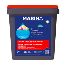 Chlore choc action rapide Marina mini-galets 20g