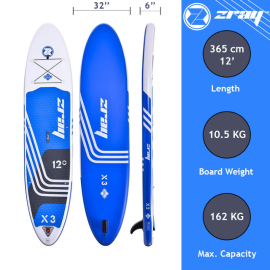 Paddle gonflable Zray X-Rider X3 12'