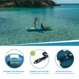 Pompe de gonflage électrique WattSup Swift pour SUP/Kayak