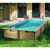 Piscine bois rectangulaire Ubbink Sunwater 300 x 555 x H 140 cm