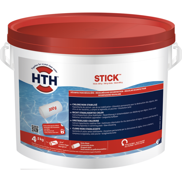 Hypochlorite de calcium HTH Stick désinfection régulière