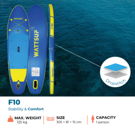 Paddle gonflable WattSup F10