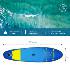 Paddle gonflable WattSup F10