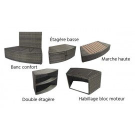 Mobilier spa Netspa Octopus
