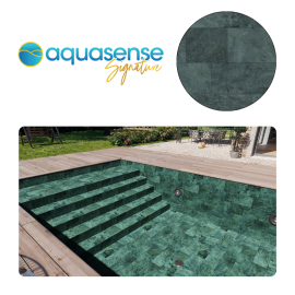 Liner PVC armé Aquasense Signature 180/100e - imprimé texturé