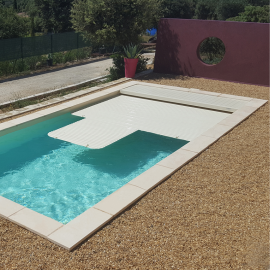Couverture automatique immergée APF Pool Success moteur dans l'axe