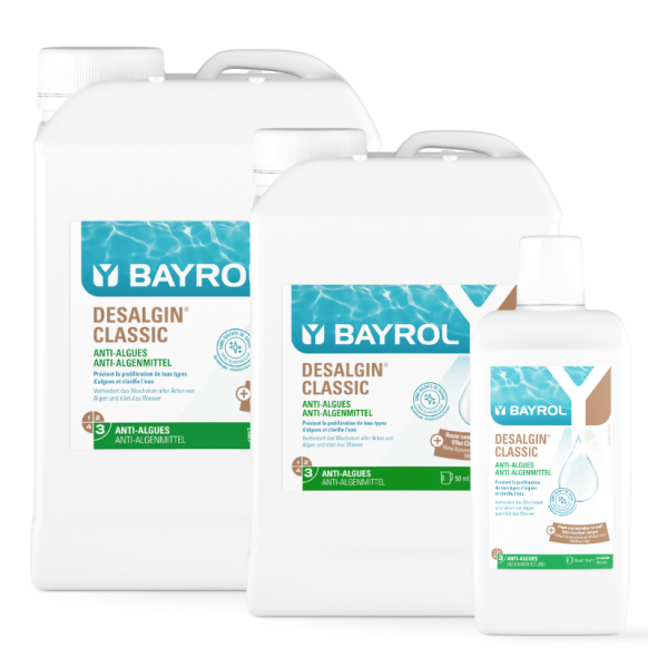 Algicide BAYROL Desalgine lutte contre les algues et clarifiant d'eau