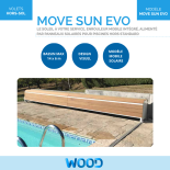 Couverture automatique hors- sol Wood Move Sun Evo