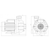 Pompe piscine gros débit VIPool MGD 19 m3/h Type 1,50 cv monophasé - RECONDITIONNÉ