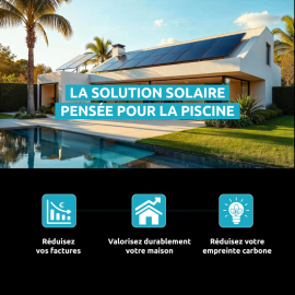 Kit Photovoltaïque ApolloHub pour piscine - 3 kWc