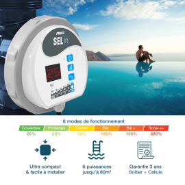 Électrolyseur de sel Poolex Sel-In