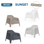 Fauteuil design Sunset Hémisphère Editions