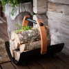 Panier en métal de rangement pour le bois Harvia Legend