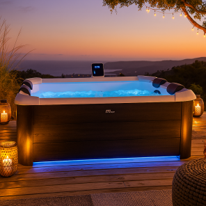 Spa Oslo Plus MSPA 180×180 cm – Spa semi-rigide connecté 6 places, design haut de gamme Spa Oslo Plus MSPA 180×180 cm – Spa semi-rigide connecté 6 places, design haut de gamme