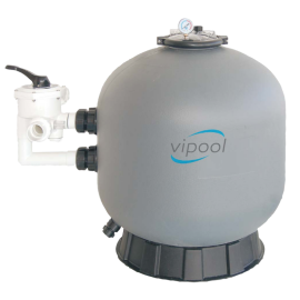 Filtre à sable Soufflé en PEHD ViPool vanne Side