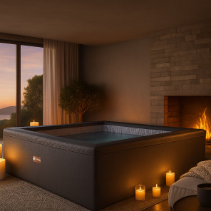 Spa Netspa Idaho 6 places – Semi-rigide, Chauffage intégré & Bulles relaxantes