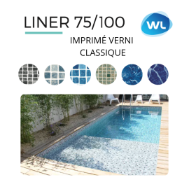 Liner imprimé verni classique WL 75/100ème