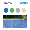 Écran d'hivernage protecteur Wood Snow pour couverture automatique de sécurité