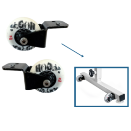 Paire de roulettes Aquaness pour aquabike