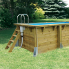 Piscine bois rectangulaire Ubbink Azura 200 x 400 cm x H 126 cm
