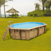 Piscine bois octogonale Ubbink Azura 300 x 400 cm x H 120 cm