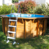 Piscine bois octogonale Ubbink Sunwater All in ONE 360 x H 120 cm