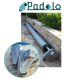 Enrouleur motorisé Padolo pour bâche à barres