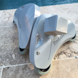 Enrouleur motorisé Padolo pour bâche à barres