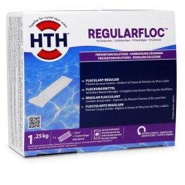HTH REGULARFLOC floculant 10 cartouches de 125 g
