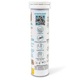 Bandelettes d'analyse Bayrol TEST Cl&Br/pH/TH/TAC/CYA