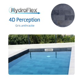 Liner PVC armé Hydroflex supérieur verni 4D Perception 150/100e
