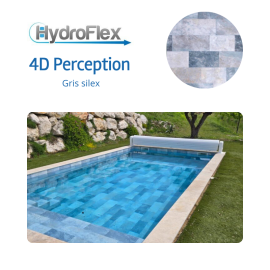 Liner PVC armé Hydroflex supérieur verni 4D Perception 150/100e
