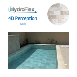 Liner PVC armé Hydroflex supérieur verni 4D Perception 150/100e