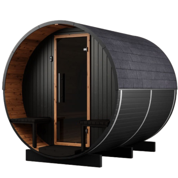 Sauna vapeur d'extérieur Holl's Onyxia Barrel