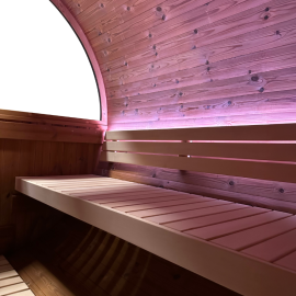 Sauna vapeur d'extérieur Holl's Onyxia Barrel