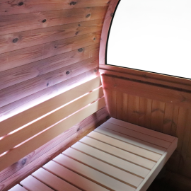 Sauna vapeur d'extérieur Holl's Onyxia Barrel