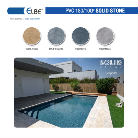 Liner PVC armé 180/100ème ELBE Solid Stone