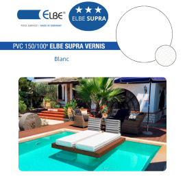 Liner PVC armé 150/100ème ELBE Supra vernis - 41,25 m2